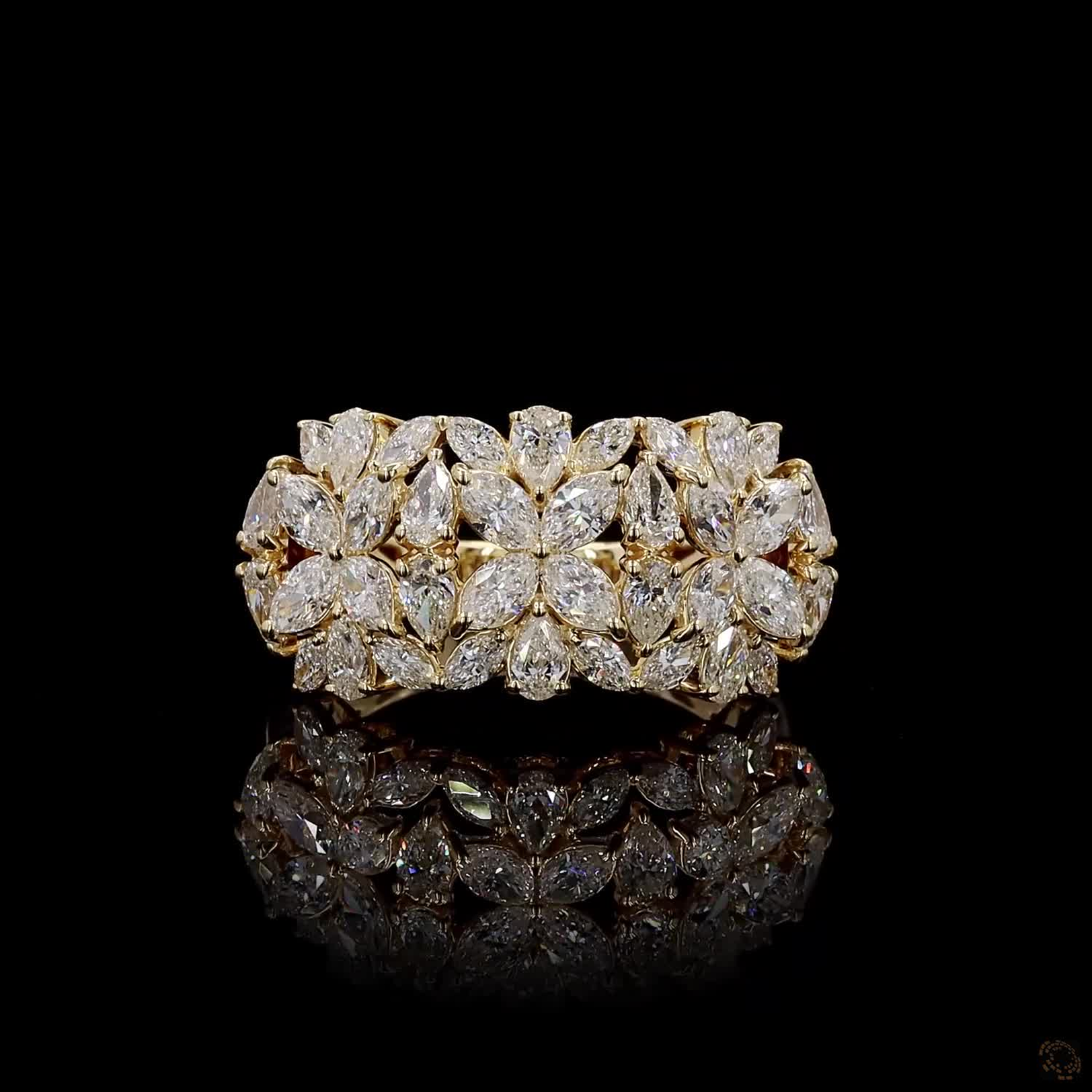 Marquise Cluster Ring